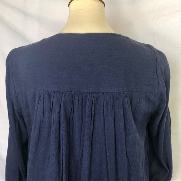 LUCKY BRAND EMBROIDERED SWING JACKET TIE FRONT - Picture 6 of 11